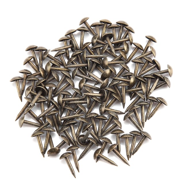 100 Stück Dicke Eisennägel Für Möbel, Trommeln Und Holztüren (6x12mm)