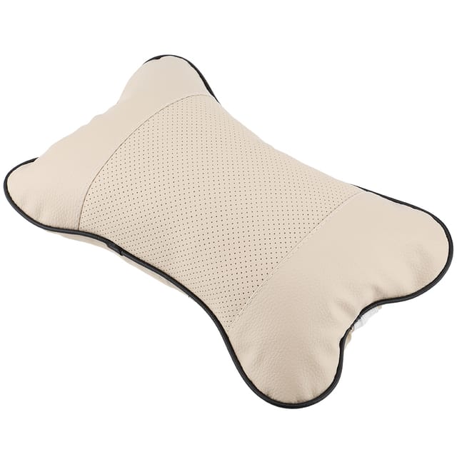 1-teiliges Autositzkissen Zur Unterstützung Von Kopf Und Nacken, Bequeme Ergonomische Kopfstütze (beige)