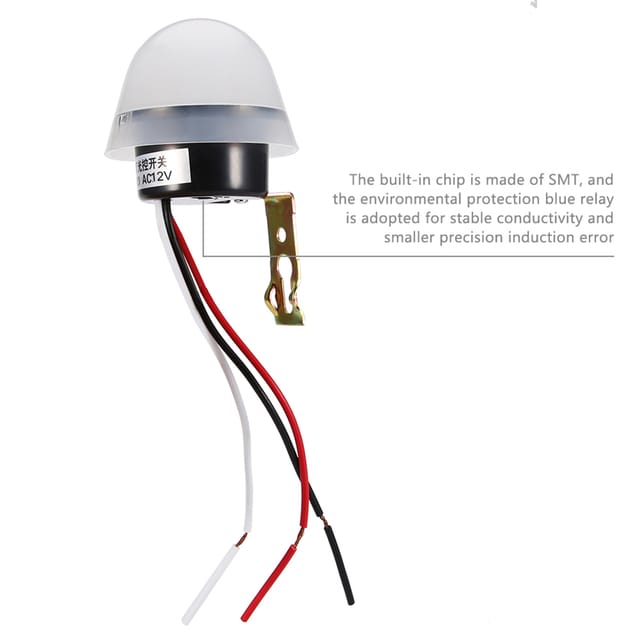 Automatischer Lichtsensorschalter 10a Ac/dc Für Straßenbeleuchtung (12v)