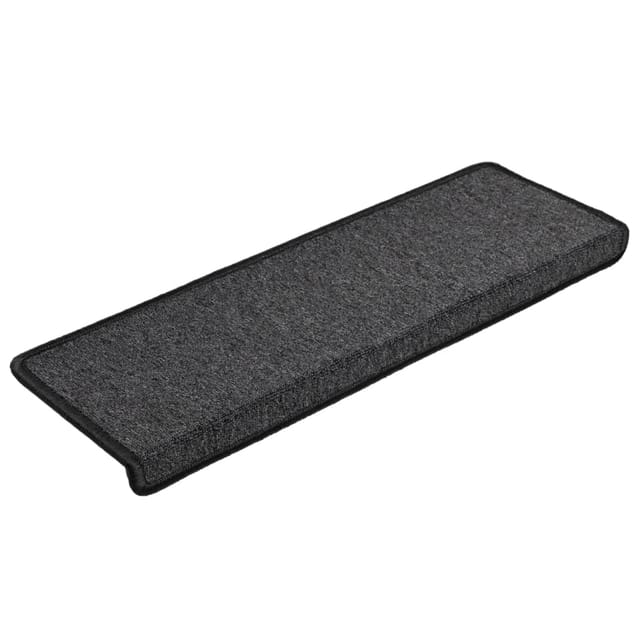 Stufenmatten 15 Stk. 65x21x4 Cm Anthrazit Rechteckiger Rand Vidaxl