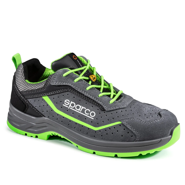 Sparco 07538grvf Indy Felix Esd S1ps Sr Sicherheitsschuhe Schwarz Grün 48