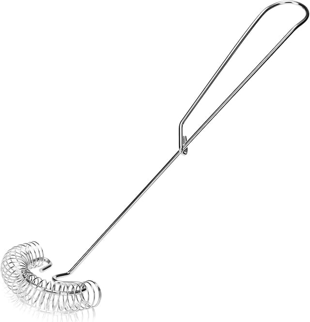 Minkurow Schneebesen – Edelstahl Spiralbesen – Praktischer Küchenhelfer – Praktischer Saucenbesen Zum Rühren (01 Stück – Spiralbesen)