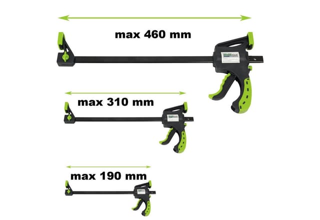 6x Einhandzwinge 3 Größen Schnellspannzwinge 35x105 Mm 60x150 Mm 60x300 Mm