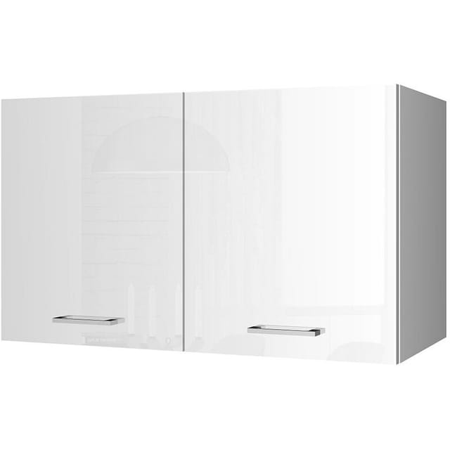 Lomadox - Küchen-hängeschrank 100 Maranello-03 Weiß Hochglanz Breite 100 Cm