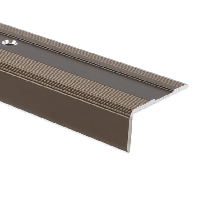 Stufenkantenprofil Glory Form: L Bronze Dunkel M 100 Cm