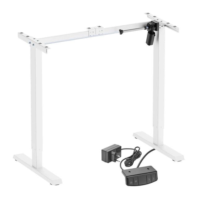 Cavo Tischgestell Tg1-80 Weiß Elektrisch Höhenverstellbar 702 - 1202 Mm Breitenverstellung 811 - 1302 Mm Tragkraft 80 Kg