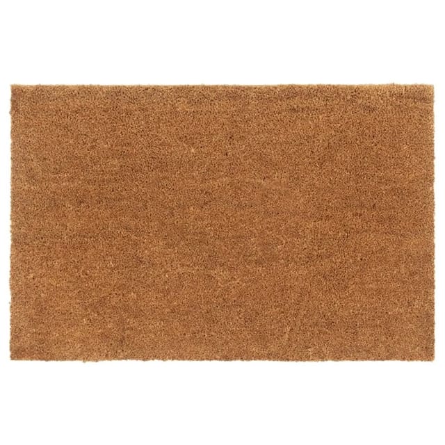 Vidaxl Fußmatte Natur 65x100 Cm Kokosfaser Getuftet