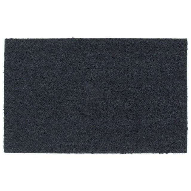 Fußmatte Dunkelgrau 50x80 Cm Kokosfaser Getuftet Vidaxl