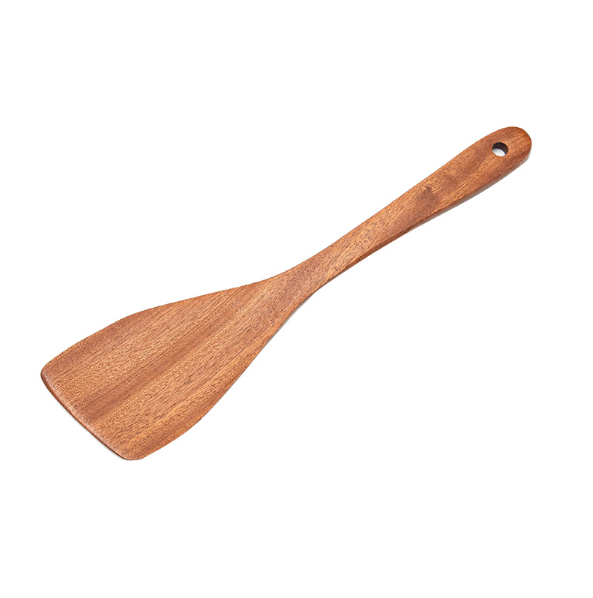 Küchenutensilien-set Aus Akazienholz, Robuster Pfannenwender, Kratzfeste Und Antihaftbeschichtete Bratpfanne, Umweltfreundlich Und Ergonomisch