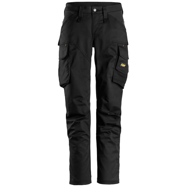 Snickers Workwear - Allroundwork Damen Stretch Arbeitshose Ohne Kniepolster 6703 Gr. 38 Schwarz