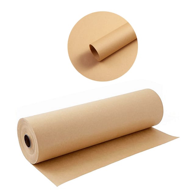 Minkurow 30 Cm - 30 M - Braun - Kraft - Geschenkpapier - Lebensmittelverpackungspapier - Ideal Zum Basteln, Geschenkverpacken, Geschenke Verpacken