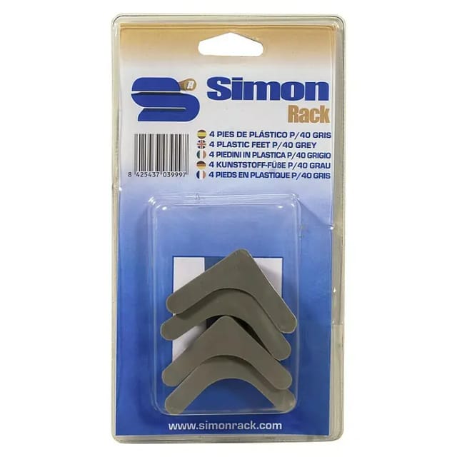 Füße P/40 (beutel Mit 4 Einheiten) Simon Rack – Grau