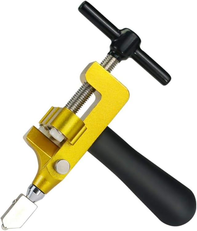 Minkurow 2-in-1-glasschneider-werkzeug, Multifunktionale Glasbrechzange Und Glasschneider, Spiegelschneider-kit, Wolfram-glasschneider-messer, Manueller Fliesenschneider