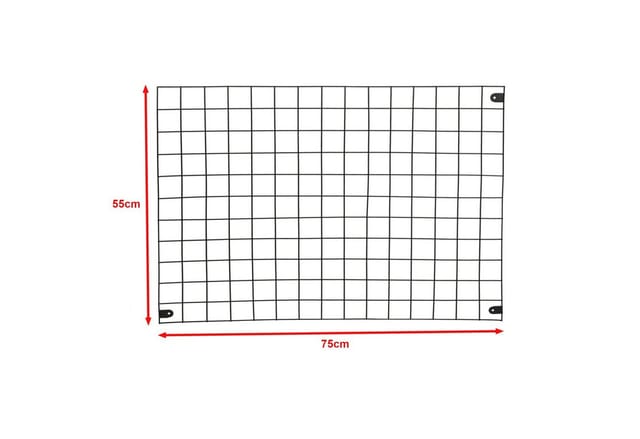 [en.casa] - Wandgitter Sæby Metall 75 X 55 Cm Schwarz