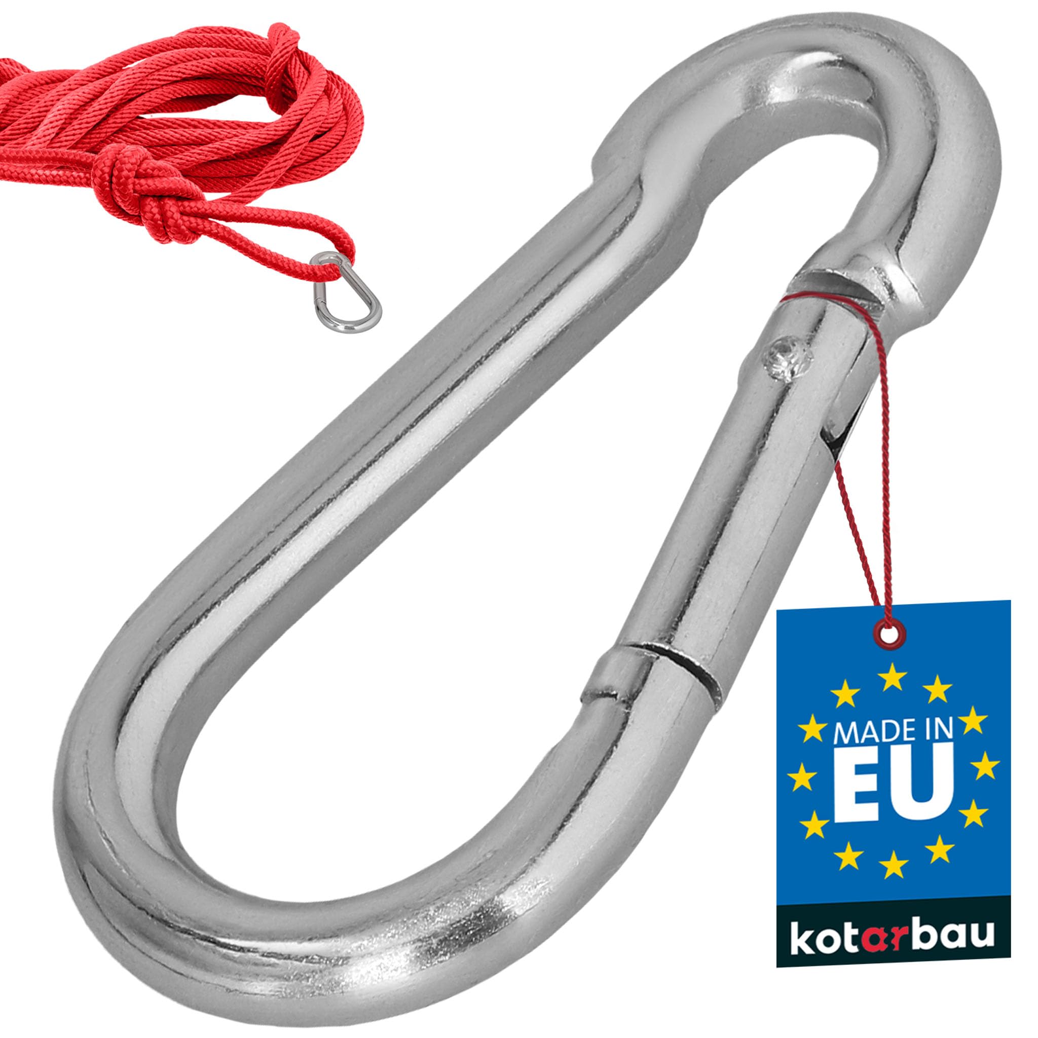 Federkarabiner Für Kabel 80x8 Mm, Robust