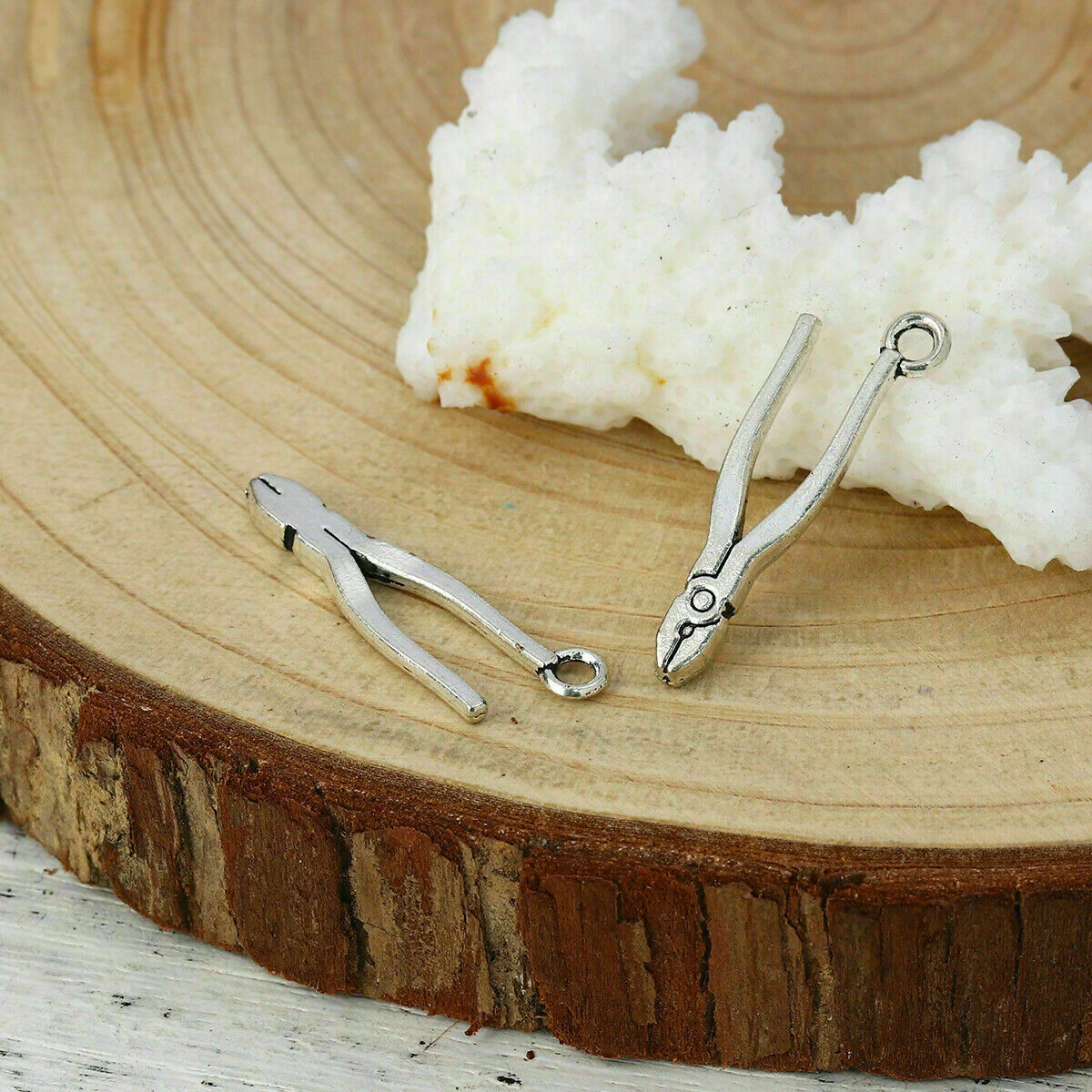 Bohrmaschine Hammer Schraubenschlüssel Zange Maßband Charm, Kettenanhänger DIY Bild 2