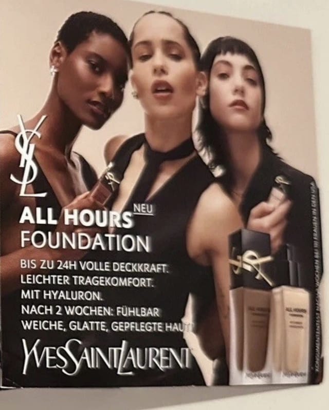 YSL All Hours Foundation – Shade MN7 – 1 ml Probe ✨