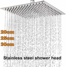 KOPFBRAUSE ECKIG REGENDUSCHE REGENBRAUSE BRAUSEKOPF DUSCHKOPF EDELSTAHL POLIERT Bild 18