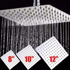 Duschkopf Edelstahl 30x30cm Regendusche Rain Kopfbrause Quadrat Dusch Kopf Chrom Bild 3