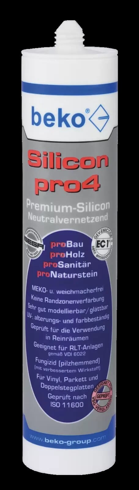 Beko pro4 Silikon Sanitär Naturstein Silicon 310ml 35 FARBEN Universal Bau Holz
