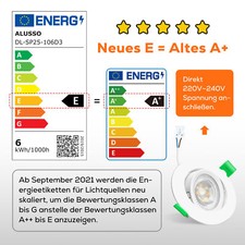 Schwenkbar LED Einbaustrahler Dimmbar CCT Rund Flach Bad Decken Leuchte Set 230V Bild 17