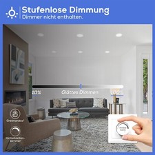 LED Einbaustrahler Decken Leuchte Flach Strahler Dimmbar 230V Einbau Spot 1050lm Bild 12