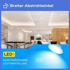 LED Einbaustrahler Decken Leuchte Flach Strahler Dimmbar 230V Einbau Spot 1050lm Bild 17