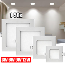 LED Panel Einbaustrahler Einbauleuchte Flach Deckenleuchte Rund Einbau Spot 230V Bild 2
