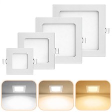 LED Panel Einbaustrahler Einbauleuchte Flach Deckenleuchte Rund Einbau Spot 230V Bild 9