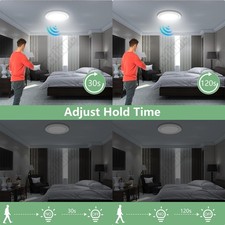 LED Deckenlampe mit Bewegungsmelder Sensor Deckenleuchte Flurlampe Lampe 12-36W Bild 12