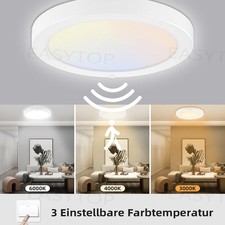 LED Deckenlampe mit Bewegungsmelder Sensor Deckenleuchte Flurlampe Lampe 12-36W Bild 4