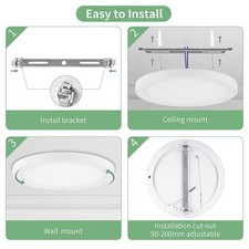 360° Bewegungsmelder Deckenlampe LED Deckenleuchte Sensor Wandleuchte Lampe Bild 4