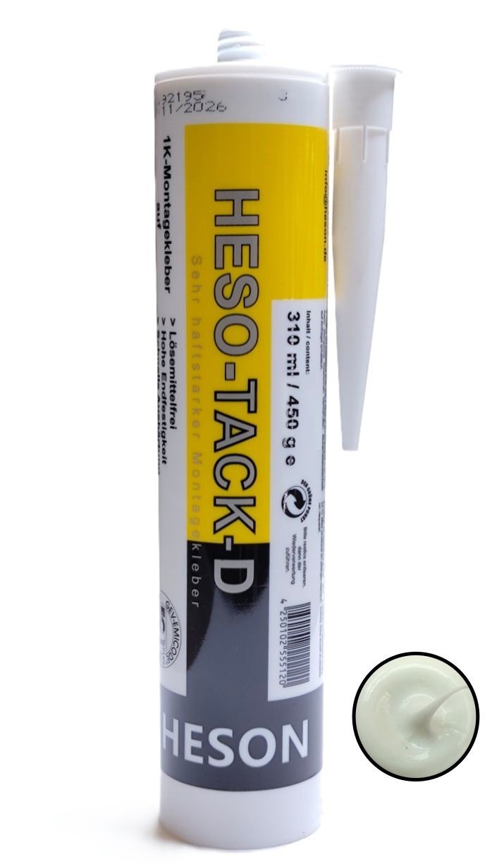 Heson Heso-Tack-D MS 60 Montageklebstoff Weiss 310 ml 6,50 € Bild 2