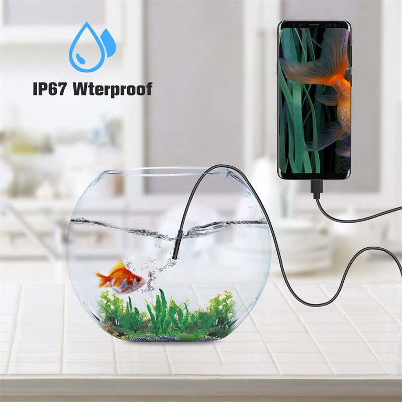 5,5 mm 6LED Endoskop Android-Typ-C-Boorscope Waterfeste Inspektion USB-Kamera Bild 6