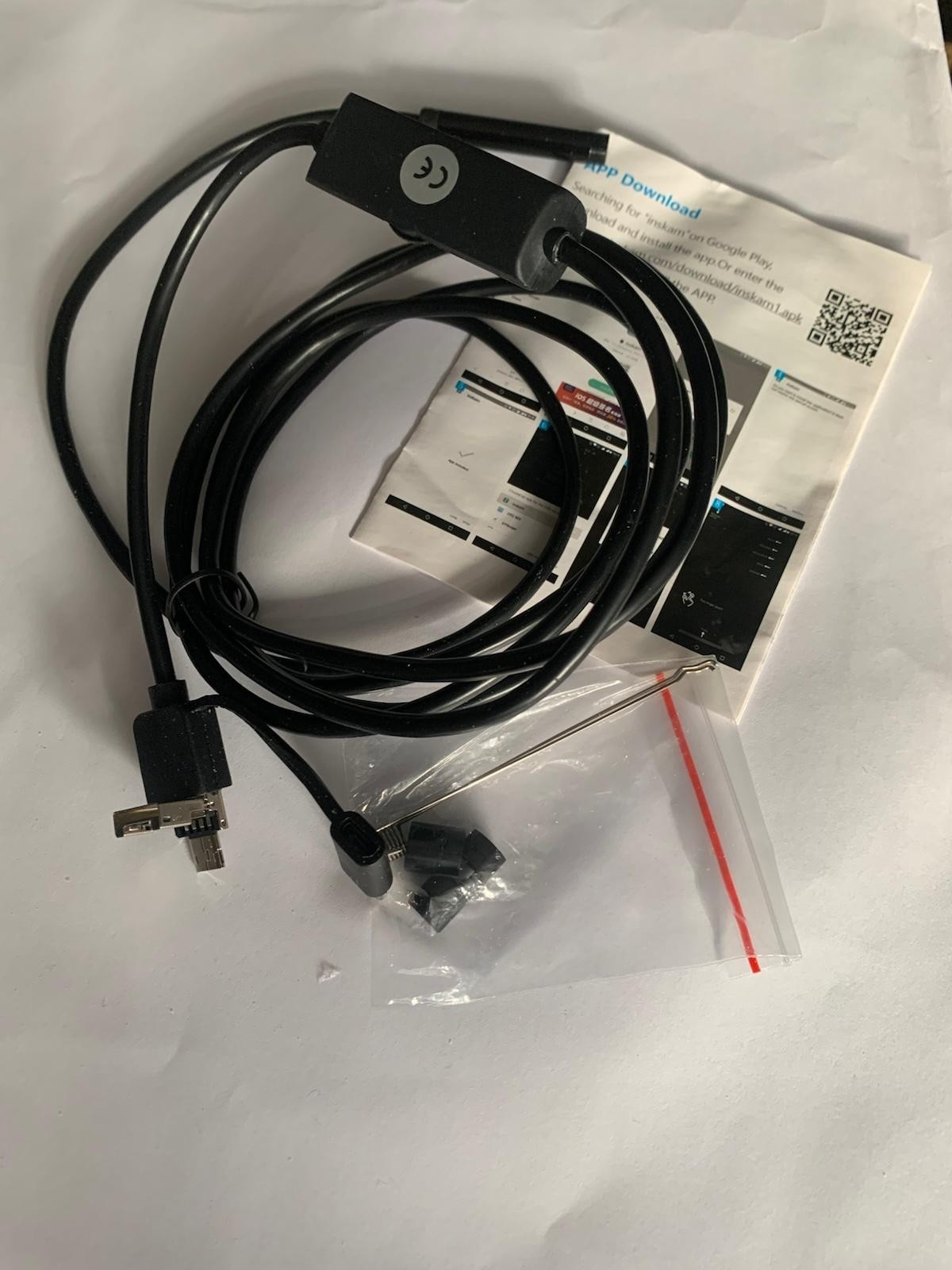 3 In 1 Usb Micro Typ C Endoskop Kamera 7mm LED Inspektion Wasserdicht PC Android