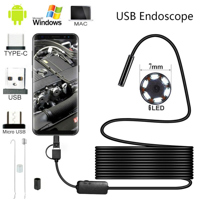 10m wasserdichte HD Endoskop USB Typ-C Endoskop Inspektionskamera für Android Bild 3