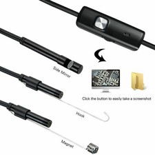 6LED USB HD Inspektionskamera Endoskop Kamera IP67 Wasserdicht Für Android/Win