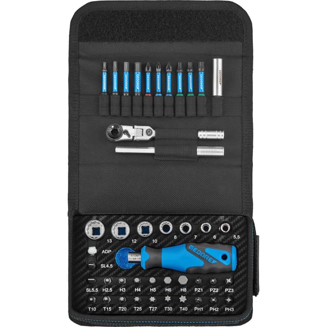 Gedore Bit-Kit Ready to Fix Kit 43-tlg 1/4