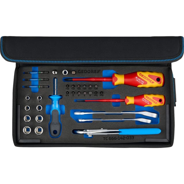 Gedore Wartungs-Kit 1/4" 33-tlg