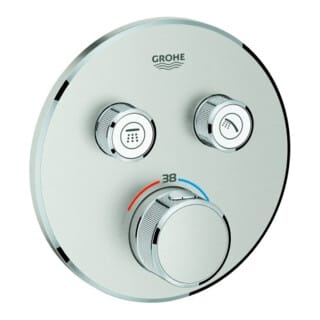 Grohe Fertigset Grohtherm Smartcontrol superst., rd, UP-THM, 2 Absperrventile