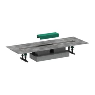 hansgrohe uBox universal Komplettset 700mm, f fl. Inst. f Duschrin. Fertigs