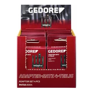Gedore Display Adapter-Satz 4-tlg 10 Stück