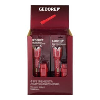 Gedore Display 12x 8in1 SHK-Multifunktionsschlüssel
