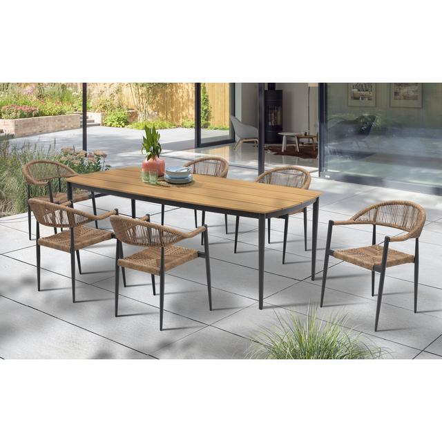 Gartenmöbelset 'Yve' für 6 Personen Aluminium