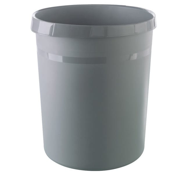 Papierkorb Grip, 18L, öko-dunkelgrau, 18198-19