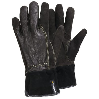 Hitzeschutzhandschuhe TEGERA 32, Kat. II, braun/schwarz, Gr. 7