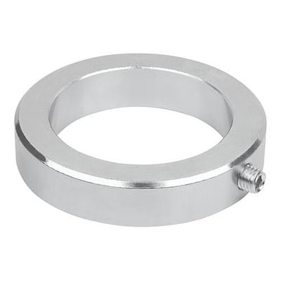 STELLRING DIN705, FORM:E GEWINDESTIFT MIT 6-KANT 9X18, B=10, STAHL VERZINKT, BLAU-PASSIVIERT