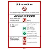 Sicherheitsaushang "Brandschutzordnung" nach ISO 7010, Kunststoff, 210x300 mm Bild 2