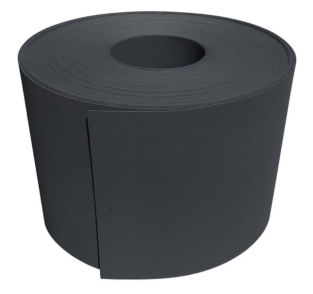 Systafex® Sichtschutzstreifen Sichtschutz Rolle RAL7016 Anthrazit 26m für Doppelstabmattenzaun, blitzschnelle Montage, Witterungsbeständig, UV-beständig