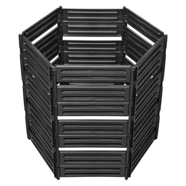 GARANTIA Komposter Air-King 850, (Komplett-Set, Inklusive aller benötigten Teile), Steck-System,100% Recyclingmaterial